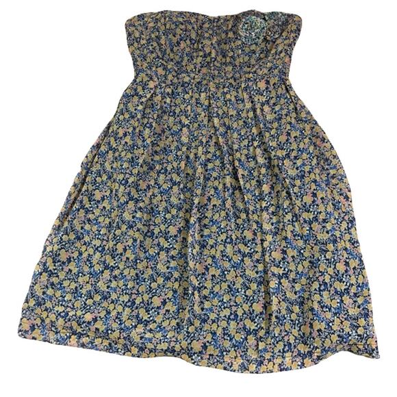 Miss Me MM Couture Womens Dress Size M Strapless Floral NEW - Picture 1 of 5